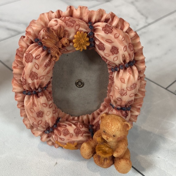 NWT NIB Set of 2 mini Teddy Bear Frames Stand Magnets - Picture 6 of 7